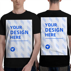 Custom T-shirt printing 180g men's round neck short T-shirt