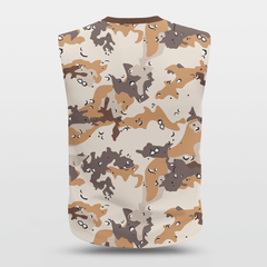 Desert - Customized Wide Shoulder Basketball Jersey