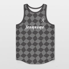 Checkerboard - Customized Basketball Jersey Top