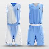 Sky - Customized Reversible Sublimated Basketball Set