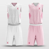Valentine's Day - Customized Reversible Sublimated Basketball Set