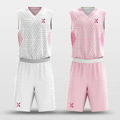 Valentine's Day - Customized Reversible Sublimated Basketball Set