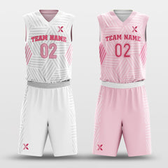 Valentine's Day - Customized Reversible Sublimated Basketball Set