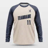 Basic Dark Blue - Customized Baggy Long Sleeve Shooting Jersey