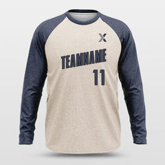 Basic Dark Blue - Customized Baggy Long Sleeve Shooting Jersey