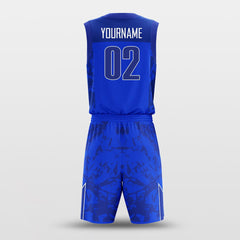 At Will - Customized Basketball Jersey Design Blue Print