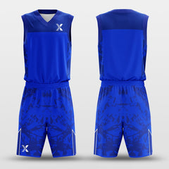 At Will - Customized Basketball Jersey Design Blue Print