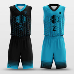 Bee Net - Custom Reversible Sublimated Basketball Jersey Set