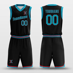 Black Blue - Custom Basketball Jersey Design for Team