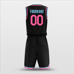 Black Blue Pink - Customized Basketball Jersey Design
