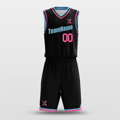 Black Blue Pink - Customized Basketball Jersey Design