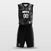 Black Camouflage - Custom Sublimated Basketball Jersey Set