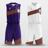 Bloody Color Road - Customized Reversible Basketball Jersey Set Design BK260611S