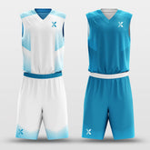 Blue Sky - Custom Reversible Sublimated Basketball Jersey Set