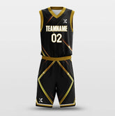 Golden Energy - Customized Basketball Jersey Set Sublimated