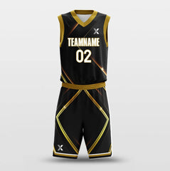 Golden Energy - Customized Basketball Jersey Set Sublimated