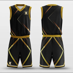 Golden Energy - Customized Basketball Jersey Set Sublimated