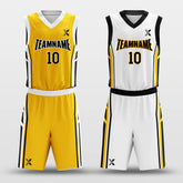 Golden Shield - Custom Reversible Basketball Jersey Set Sublimated BK260612S