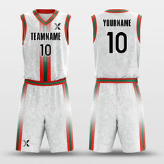 Christmas Map - Customized Basketball Jersey Set Design