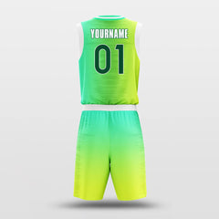 Green Light - Customized Basketball Jersey Set Sublimated