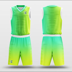 Green Light - Customized Basketball Jersey Set Sublimated