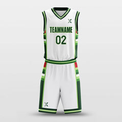 Green Mood - Customized Basketball Jersey Set Sublimated