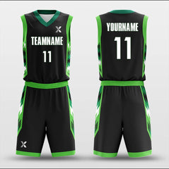 Grow - Customized Basketball Jersey Set Sublimated BK160612S