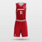 Hot Blood - Customized Kid's Sublimated Basketball Jersey Set