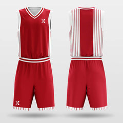 Hot Blood - Customized Kid's Sublimated Basketball Jersey Set
