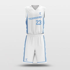 NCAA White - Customized Basketball Jersey Design for Team