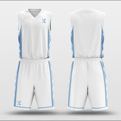 NCAA White - Customized Basketball Jersey Design for Team