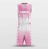 Neon Checkerboard - Customized Basketball Jersey Set Design BK160106S