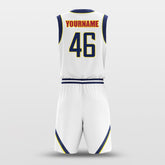 Nuggets White - Customized Basketball Jersey Design for Team