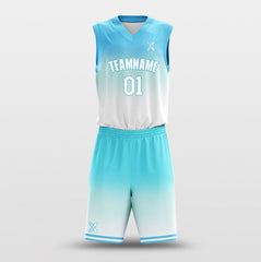 Ocean Blue - Customized Basketball Jersey Design for Team