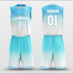 Ocean Blue - Customized Basketball Jersey Design for Team