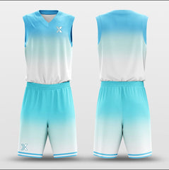 Ocean Blue - Customized Basketball Jersey Design for Team