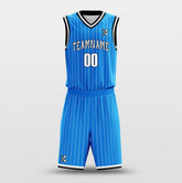 Ocean Blue - Customized Basketball Jersey Design for Team