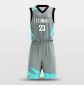Ocean Wave - Customized Basketball Jersey Set Sublimated BK160631S