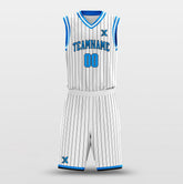 Ocean White - Customized Basketball Jersey Design for Team