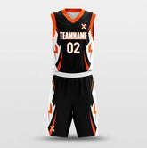 Orange Lightning - Customized Basketball Jersey Set Sublimated