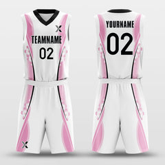 Cherry Blossom - Customized Basketball Jersey Set Sublimated