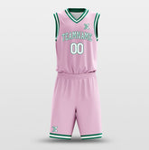 Pink Green - Custom Basketball Jersey Design for Team
