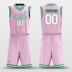 Pink Green - Custom Basketball Jersey Design for Team