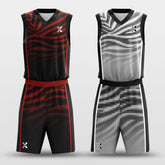 Refinement- Custom Reversible Basketball Jersey Set Sublimated