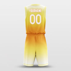 Rising Sun - Customized Basketball Jersey Design Yellow