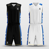 Star - Custom Reversible Basketball Jersey Set Sublimated BK260605S