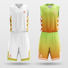 Sunset - Custom Reversible Sublimated Basketball Jersey Set