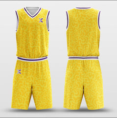 Yellow Lakers - Customized Basketball Jersey Set Design