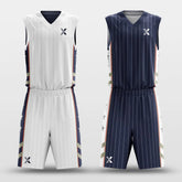 Battleship - Customized Reversible Sublimated Basketball Set