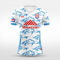 Beautiful Mountains and Rivers- Custom Soccer Jersey for Men Sublimation - WS201GYUN3